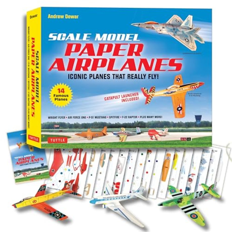 Scale Model Paper Airplanes Kit