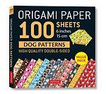 Origami Paper 100 sheets Dog Patterns 6" (15 cm)