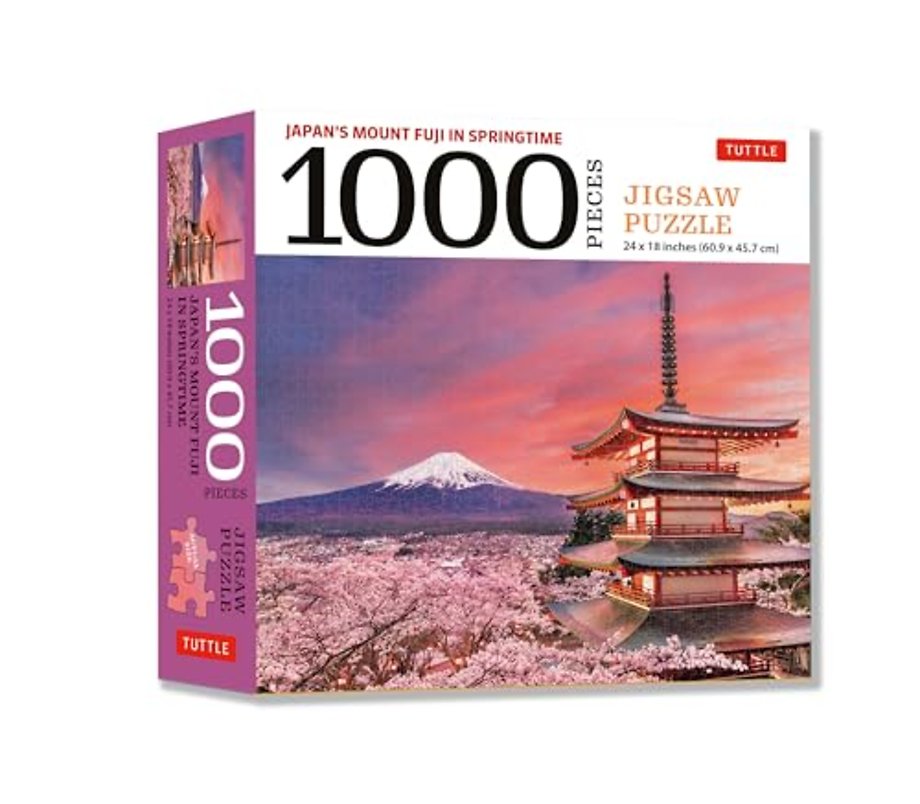 Japan's Mount Fuji in Springtime- 1000 Piece Jigsaw Puzzle