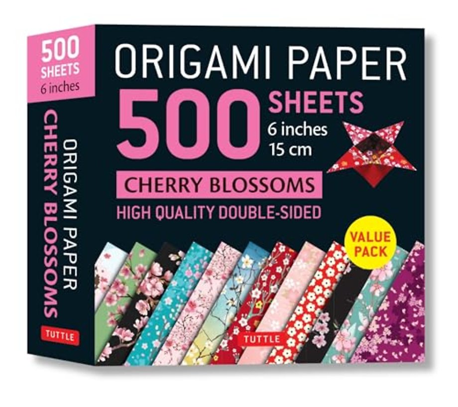 Origami Paper 500 sheets Cherry Blossoms 6 inch (15 cm)