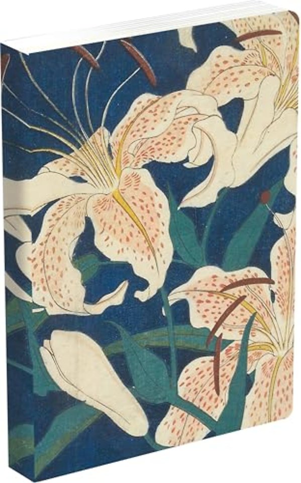 Hiroshige Spotted Lilies Dotted Paperback Journal