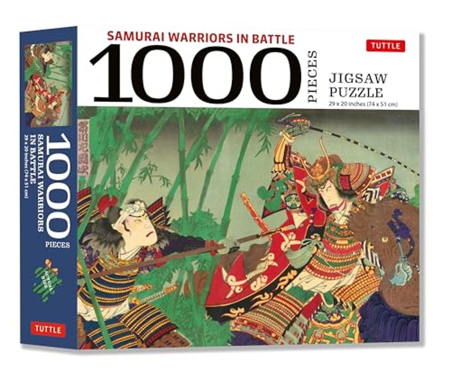 Samurai Warriors in Battle- 1000 Piece Jigsaw Puzzle