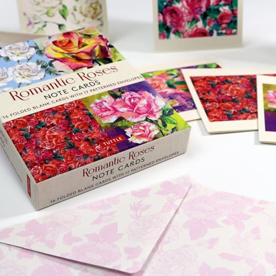 Romantic Roses, 16 Note Cards
