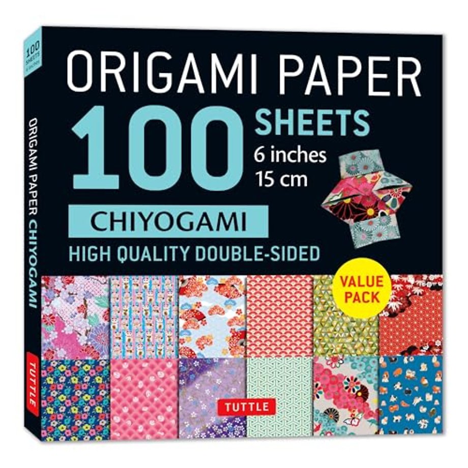 Origami Paper 100 Sheets Chiyogami 6" (15 cm)