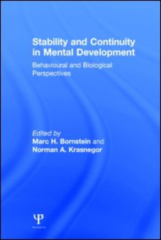Stability and Continuity in Mental Development