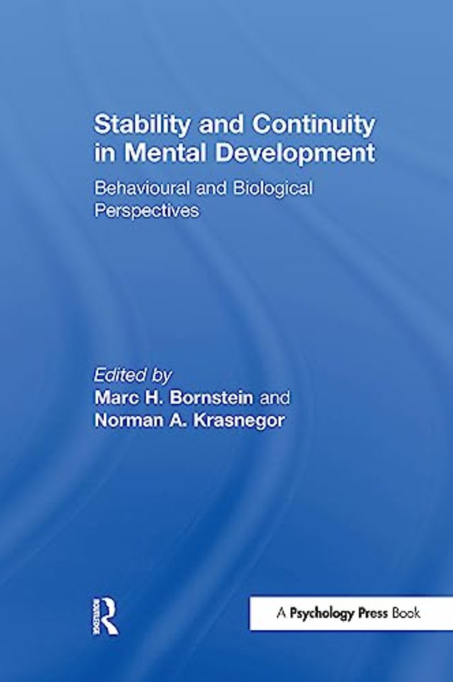 Stability and Continuity in Mental Development