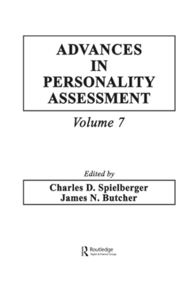 Advances in Personality Assessment