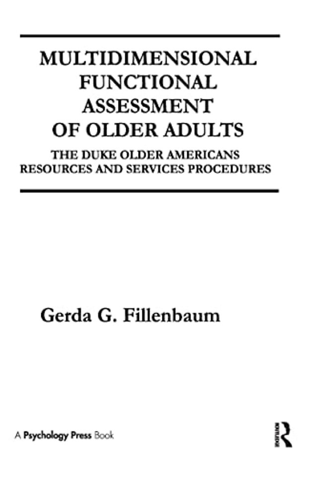 Multidimensional Functional Assessment of Older Adults