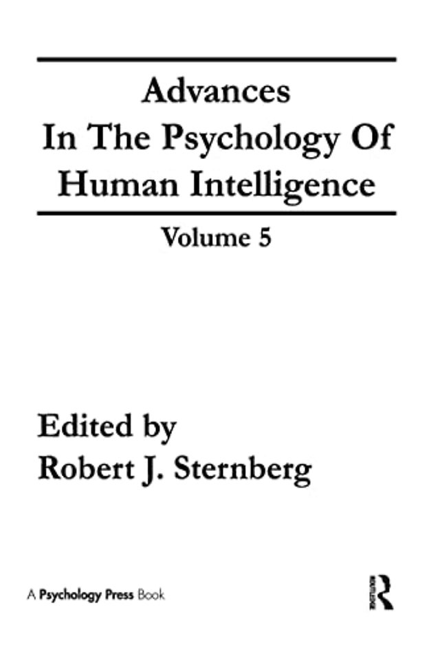 Advances in the Psychology of Human Intelligence