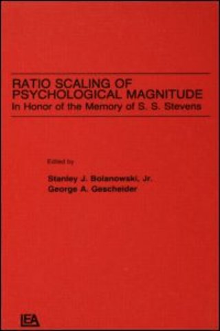 Ratio Scaling of Psychological Magnitude