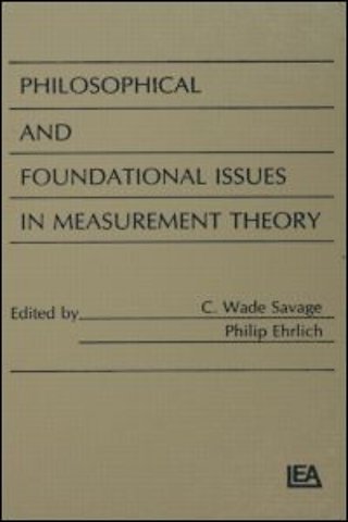 Philosophical and Foundational Issues in Measurement Theory