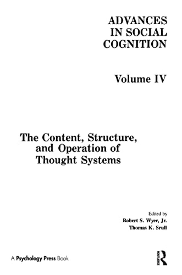 Content, Structure, and Operation of Thought Systems