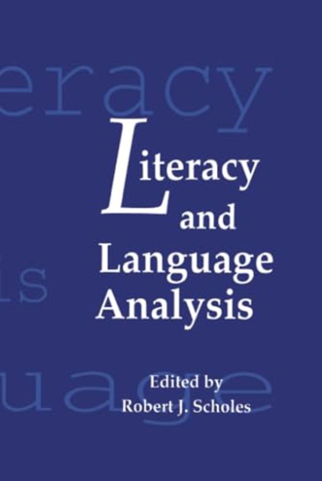 Literacy and Language Analysis