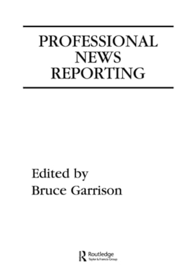 Professional News Reporting