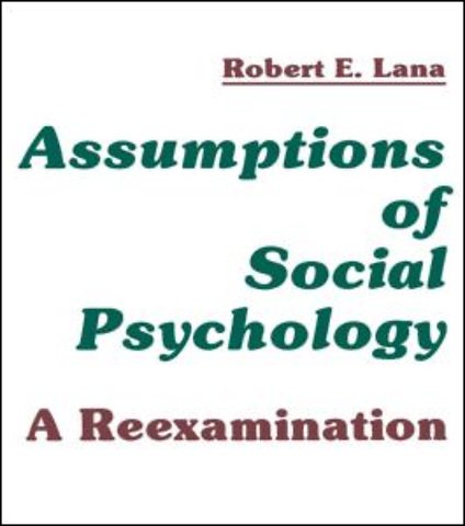 Assumptions of Social Psychology
