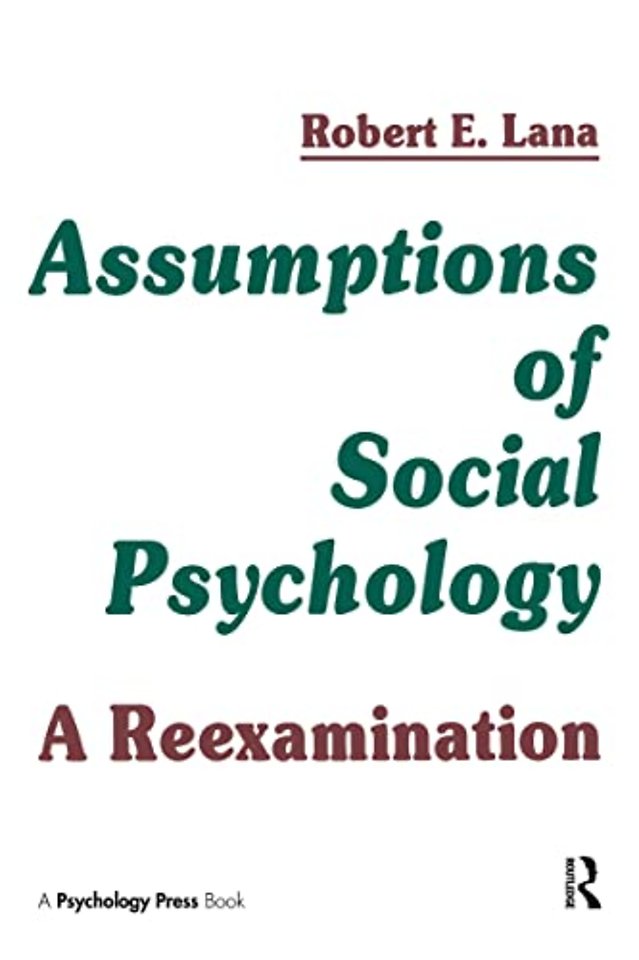 Assumptions of Social Psychology