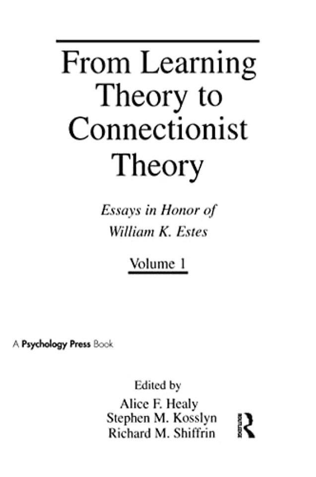 From Learning Theory to Connectionist Theory