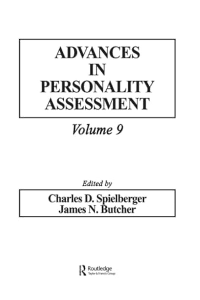 Advances in Personality Assessment
