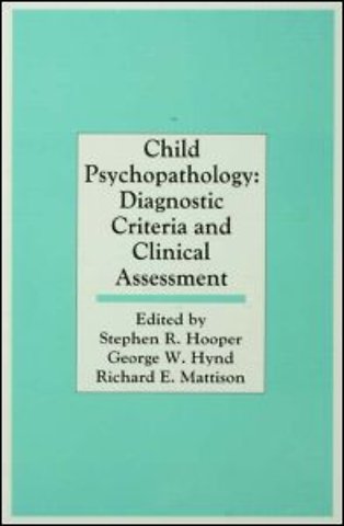Child Psychopathology