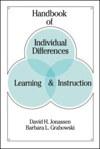 Handbook of Individual Differences, Learning, and Instruction