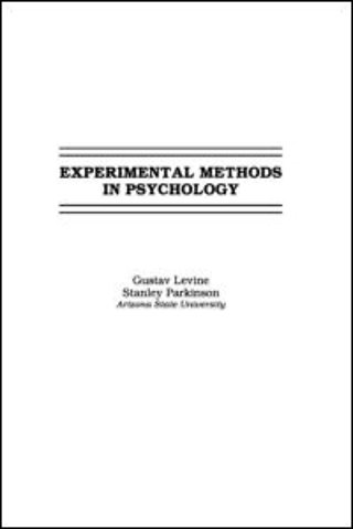 Experimental Methods in Psychology