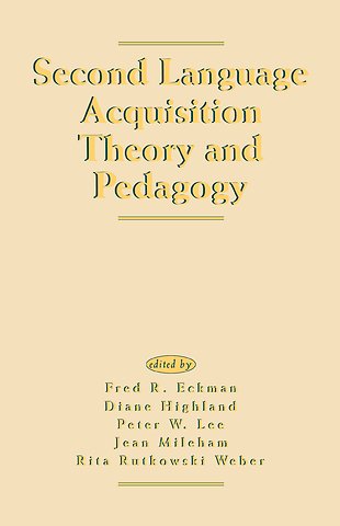 Second Language Acquisition Theory and Pedagogy