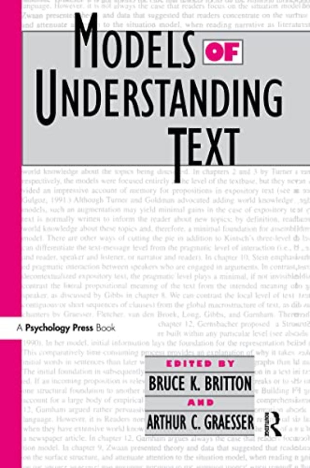Models of Understanding Text