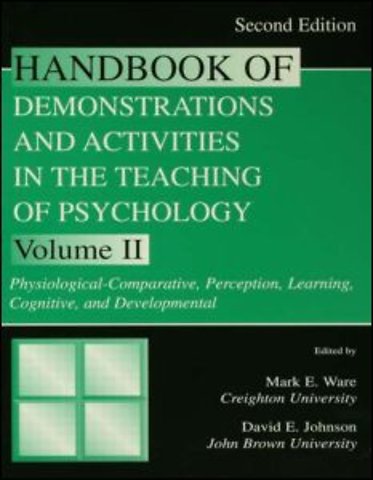 Handbook of Demonstrations and Activities in the Teaching of Psychology