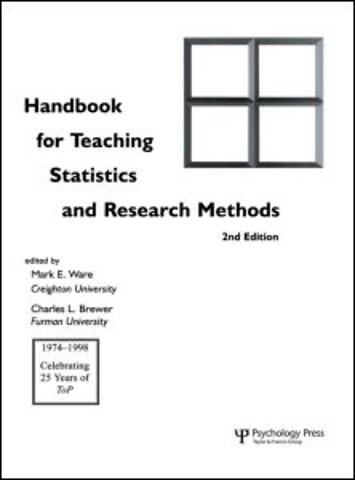 Handbook for Teaching Statistics and Research Methods