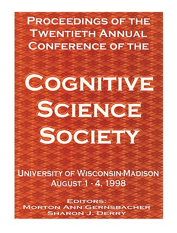 Proceedings of the Twentieth Annual Conference of the Cognitive Science Society