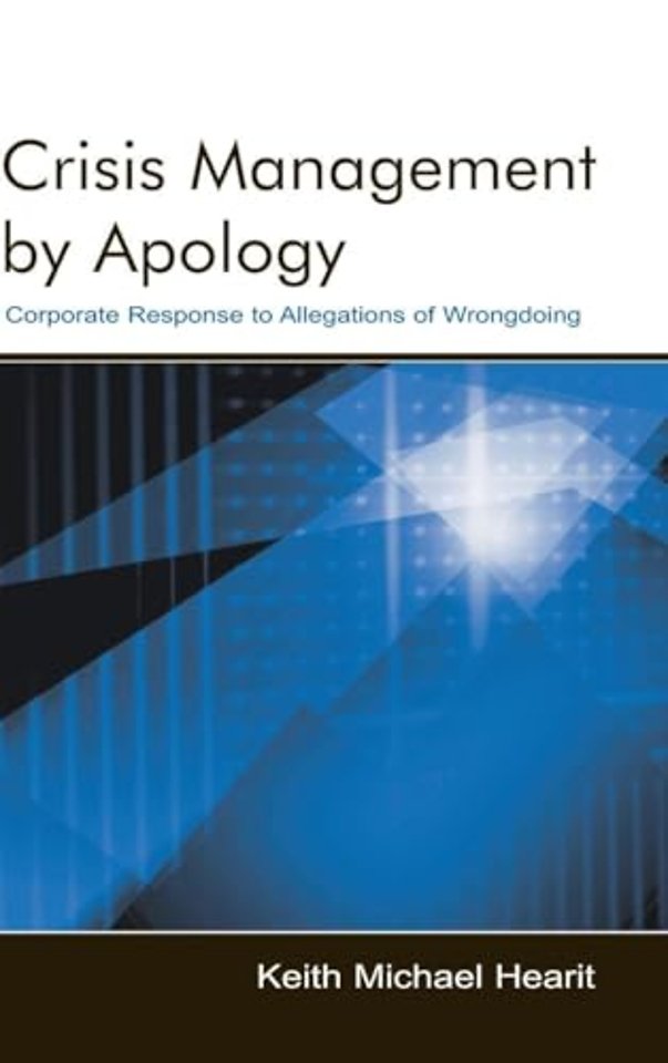 Crisis Management By Apology