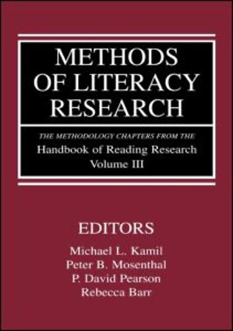 Methods of Literacy Research