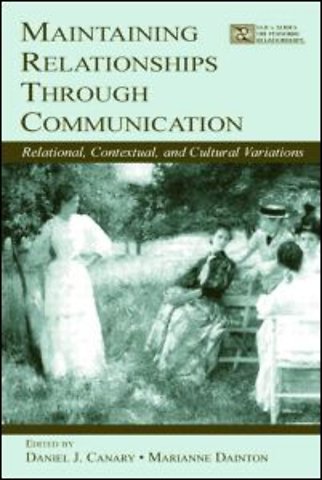 Maintaining Relationships Through Communication