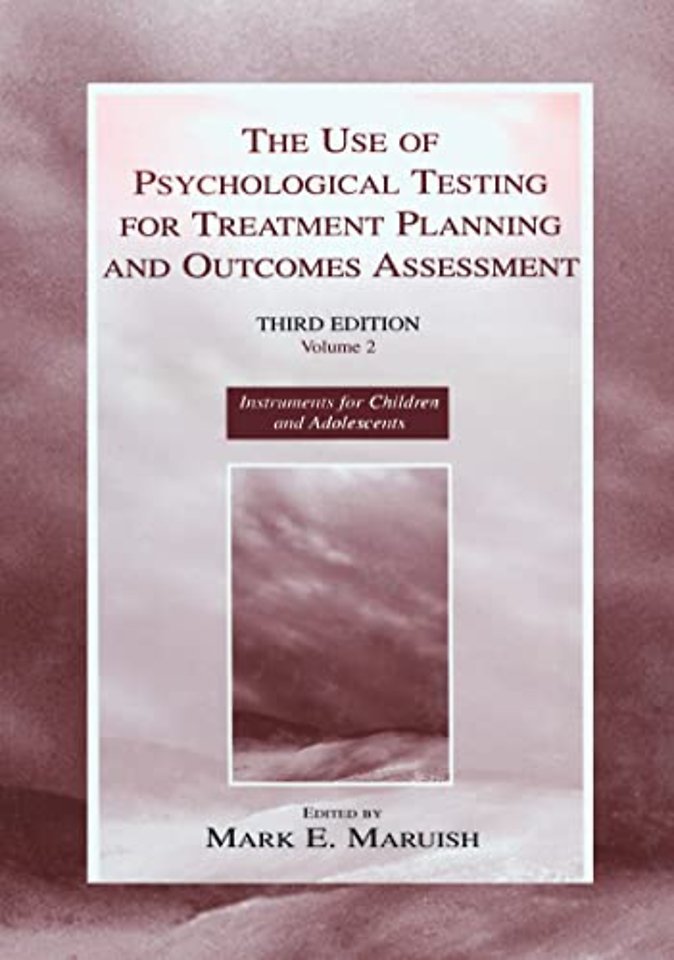 Use of Psychological Testing for Treatment Planning and Outcomes Assessment