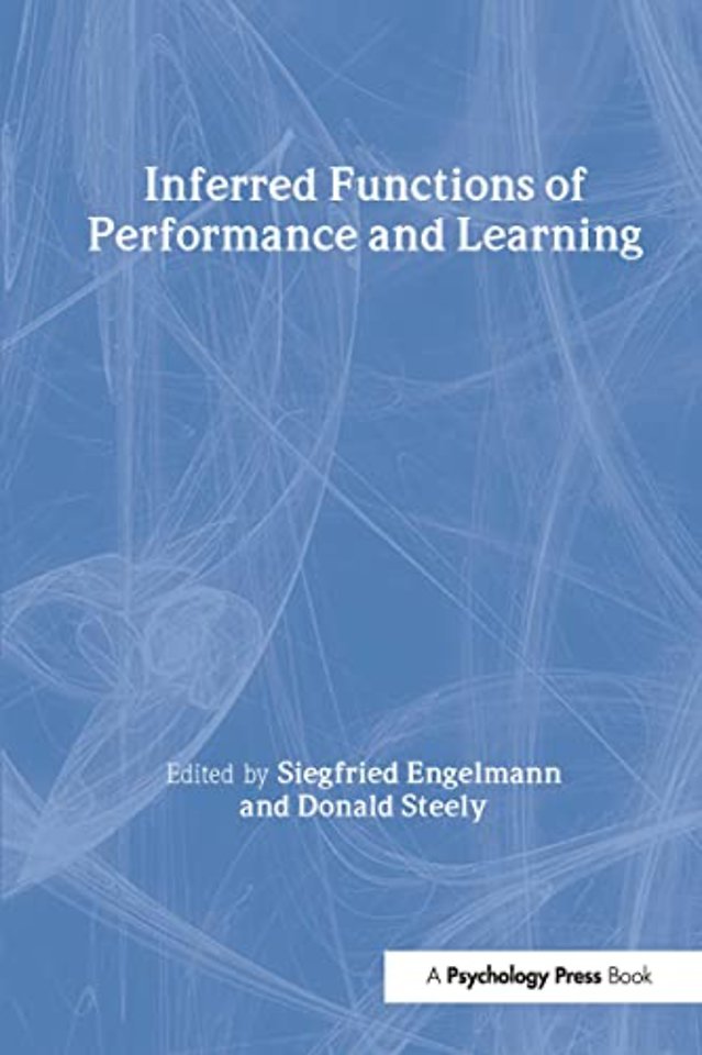 Inferred Functions of Performance and Learning