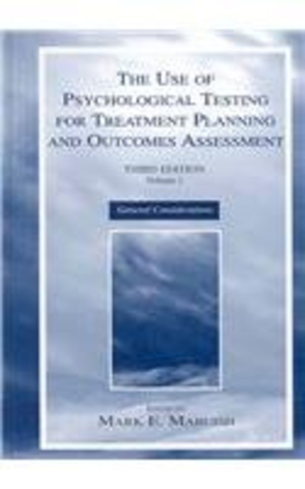 Use Of Psych Ological Testing  Set V1,2