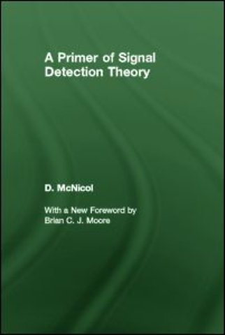 Primer of Signal Detection Theory