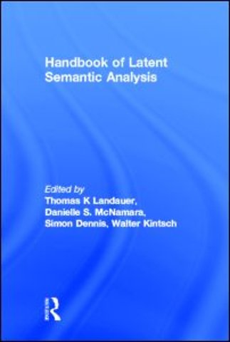 Handbook of Latent Semantic Analysis