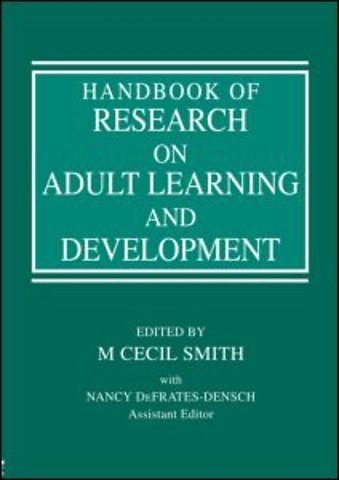 Handbook of Research on Adult Learning and Development