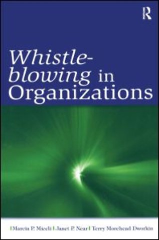 Whistle-Blowing in Organizations