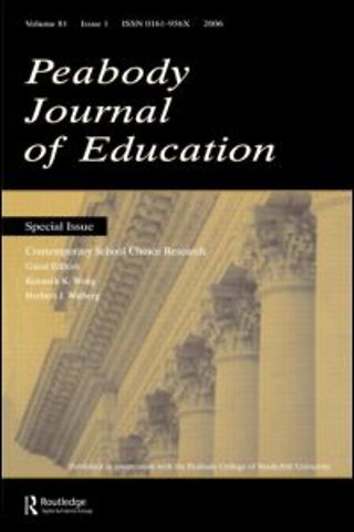 Contemporary School Choice Research Pje V81#1