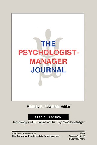 Psychologist-Manager Journal