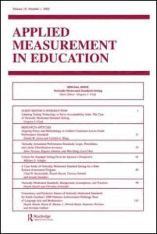 Vertically Moderated Standard Setting