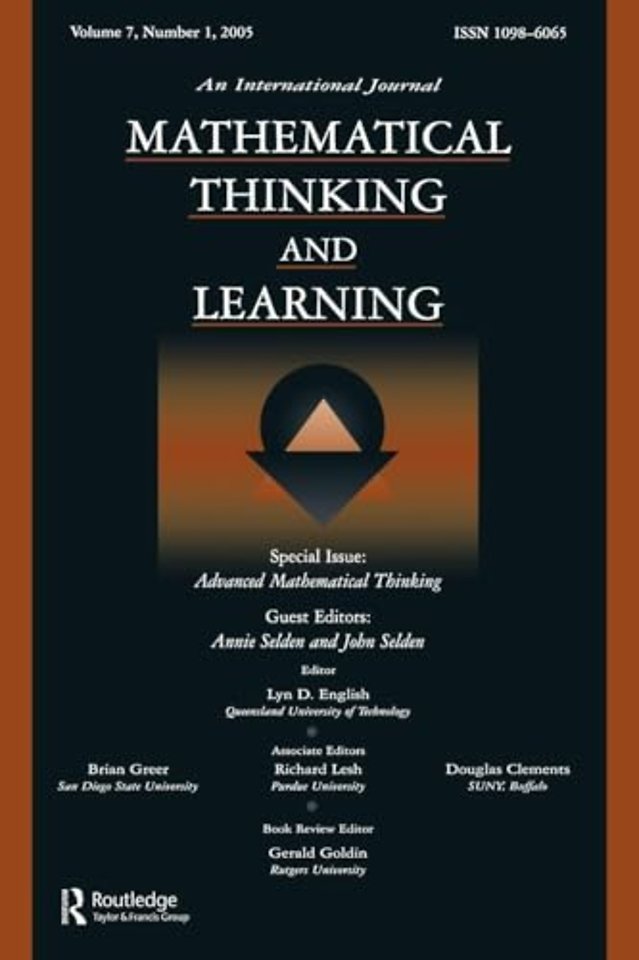 Advanced Mathematical Thinking