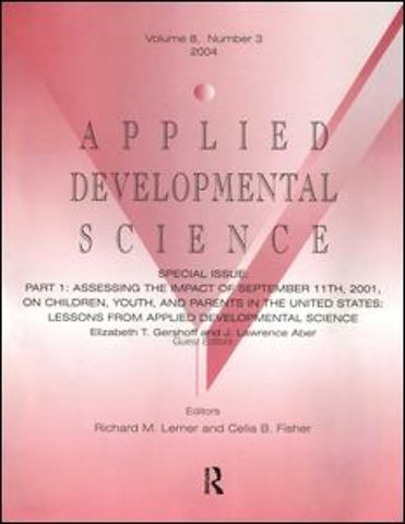 Part I: Assessing the Impact of September 11th, 2001, on Children, Youth, and Parents in the United States