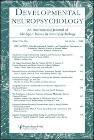 Using Developmental, Cognitive, and Neuroscience Approaches To Understand Executive Control in Young Children