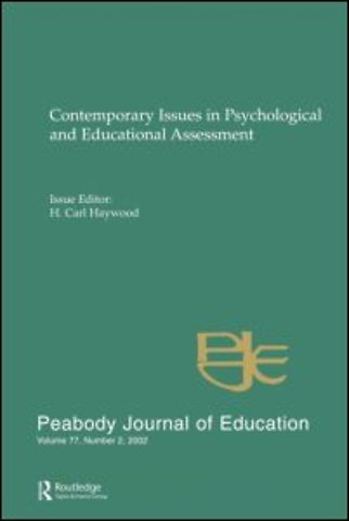 Contemporary Issues in Psychological and Educational Assessment