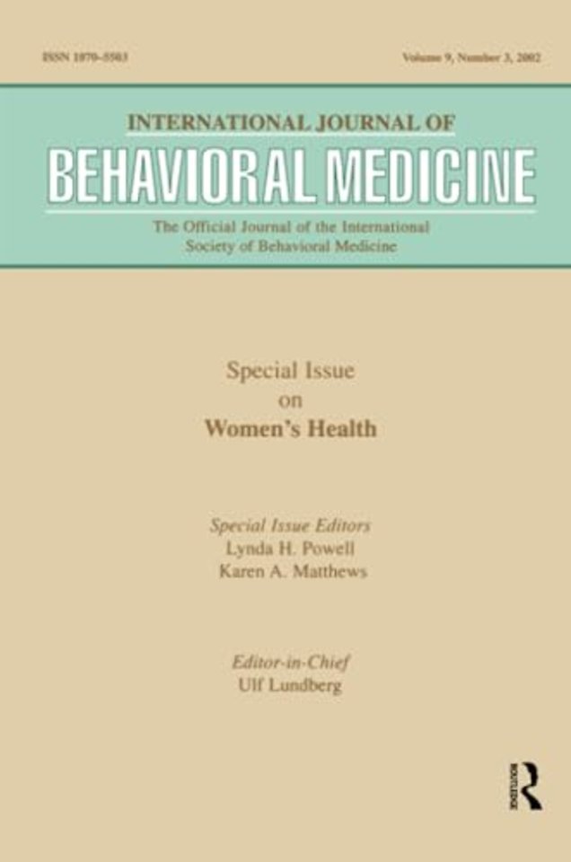 -Special Issue on Women's Health