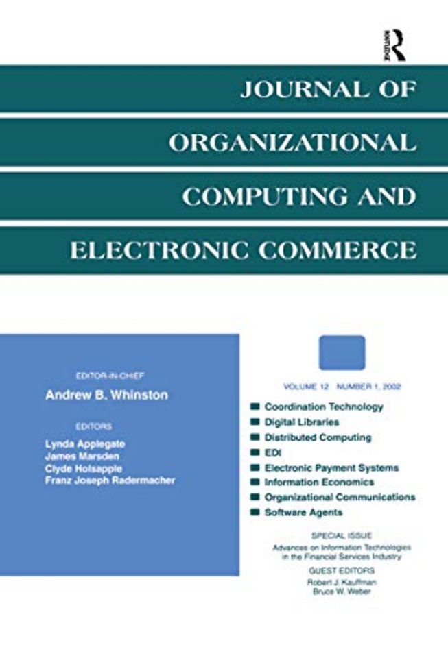 Advances on information Technologies in the Financial Services industry