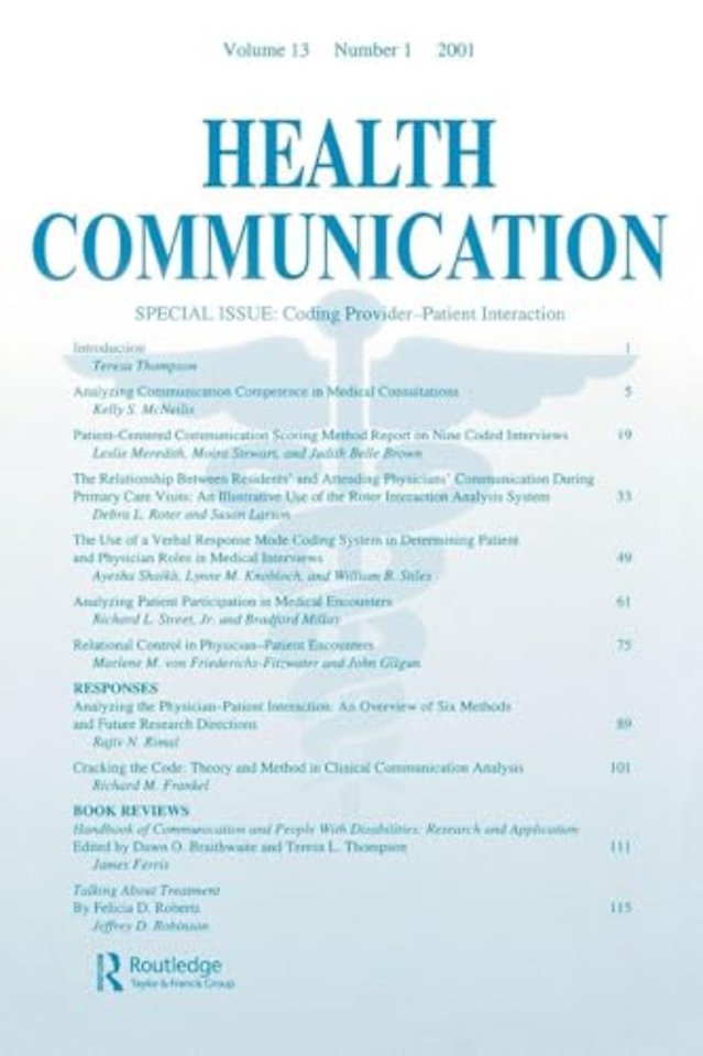 Coding Provider-Patient Interaction